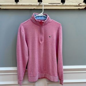 Vineyard Vines Saltwater Quarter Zip Men’s S, Women’s M Sailors Red